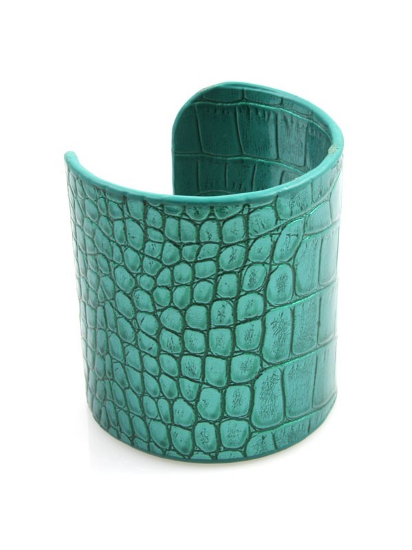 Bracciale in pelle donna rigido colorato