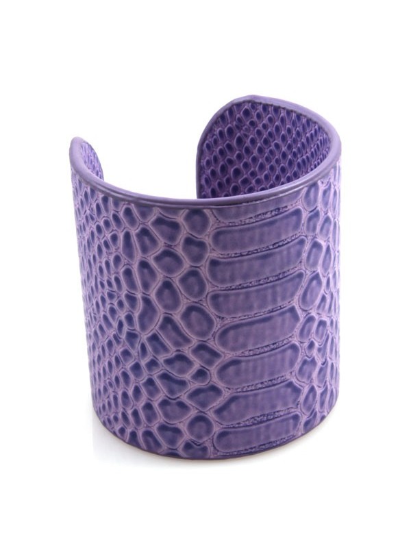 Bracciale in pelle donna rigido colorato