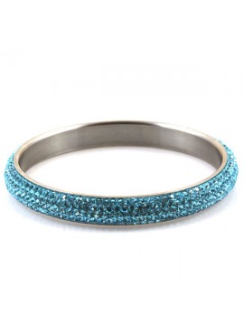 Bracciale donna swarovski rigido colore turchese