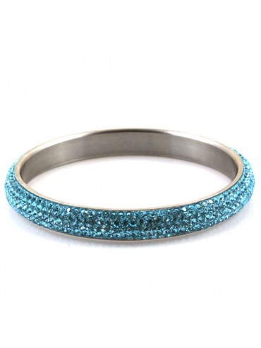 Bracciale donna swarovski rigido colore turchese