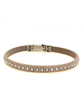 Bracciale swarovski in pelle colorato