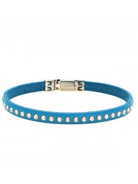 Bracciale swarovski in pelle colorato