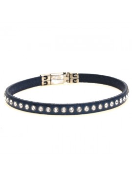 Bracciale swarovski in pelle colorato
