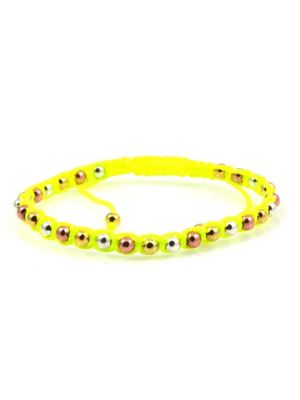 Bracciale donna shamballa  con pallini