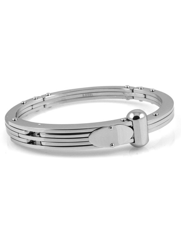 Bracciale manetta uomo acciaio