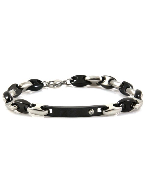 Bracciale maglia marinara uomo due colori big