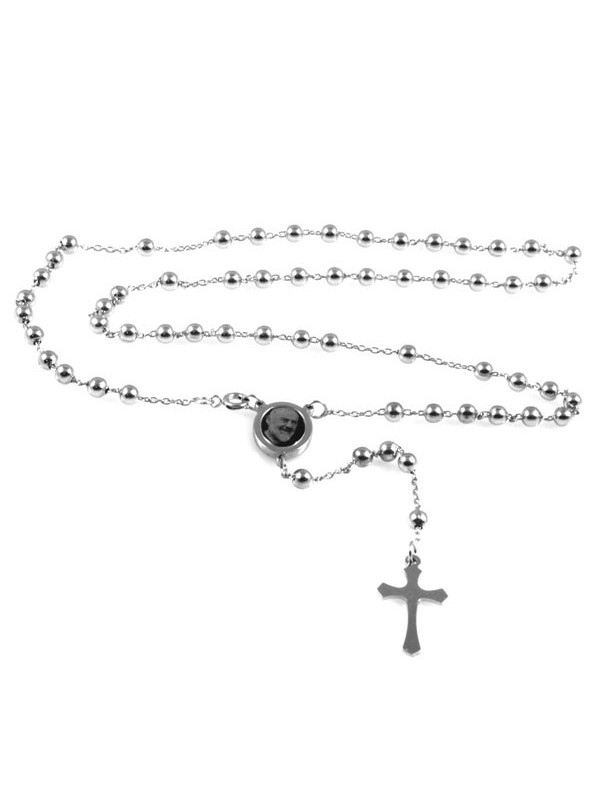 Collana rosario di padre pio