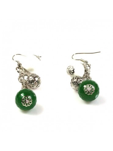 Orecchini donna in pietre dure colorate