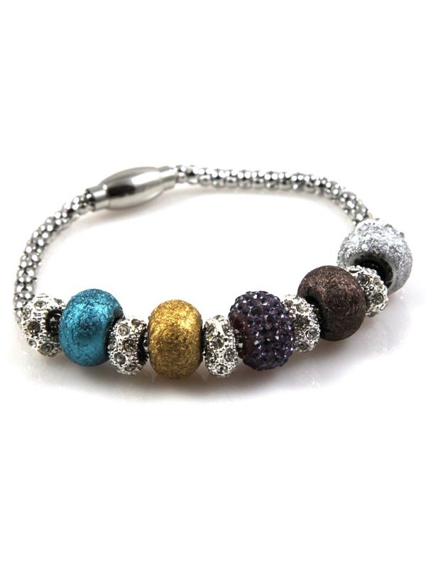 Bracciale con swarovski murrine in resina