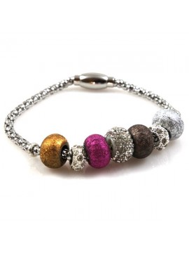 Bracciale con swarovski rotelline in resina