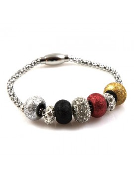 Bracciale con swarovski rotelline in resina