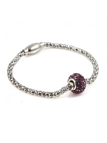Bracciale rotellina con swarovski