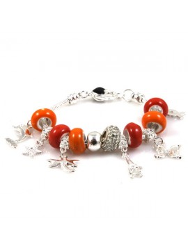 Bracciale con swarovski e murrine