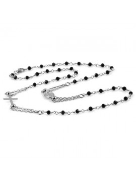 Collana rosario uomo in bronzo