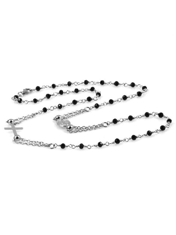 Collana rosario uomo in bronzo
