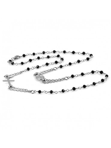 Collana rosario uomo in bronzo