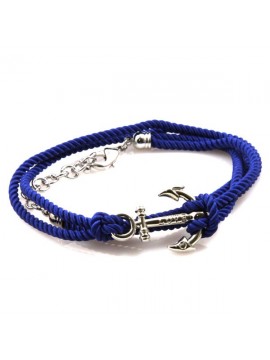 Bracciale con ancora colorato da attorcigliare