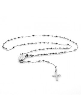 Collana rosario in argento 925
