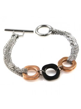 bracciale in acciaio donna
