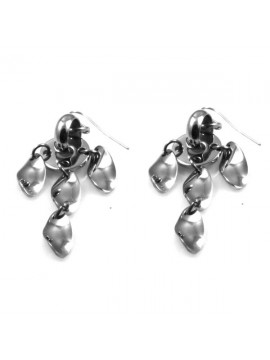 orecchini in acciaio donna