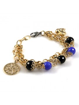 bracciale donna in bronzo pietre dure