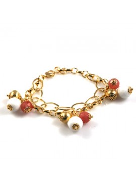 bracciale donna in bronzo pietre dure