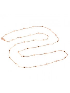 Collana bronzo lunga ramata