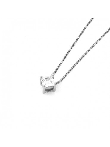 Collana punto luce in argento 925