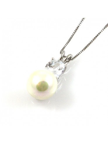 Collana con perla in argento 925