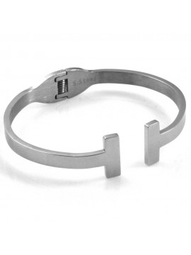 bracciale in acciaio rigido uomo o donna