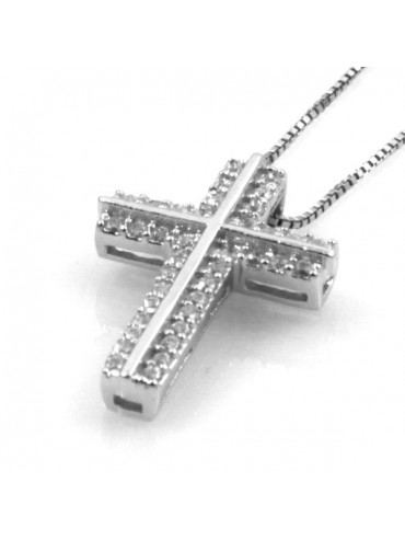 Collana con croce in argento 925