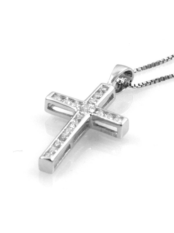 Collana con croce in argento 925