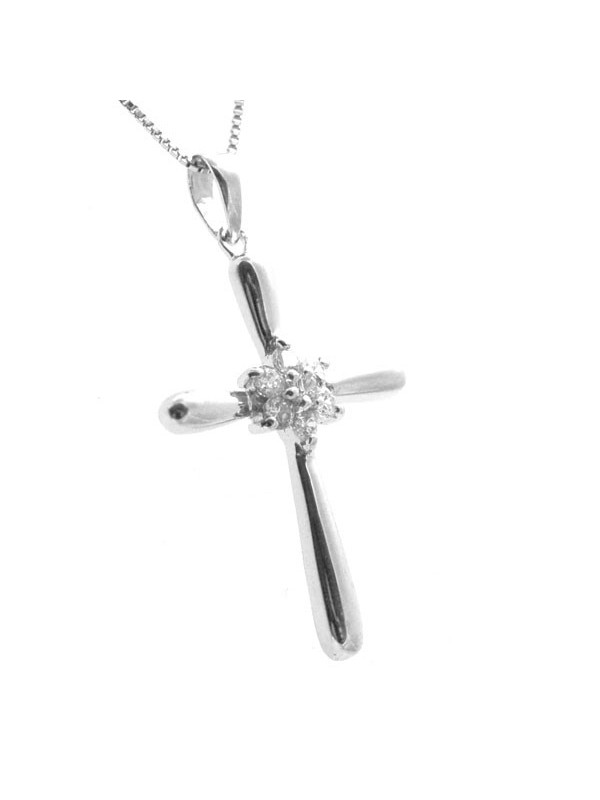 Collana con croce in argento 925