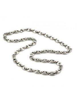 Collana uomo in acciaio maglia marinara