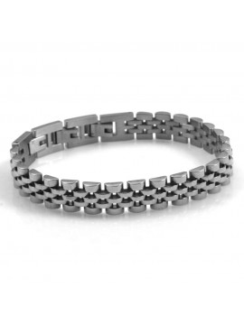 bracciale uomo in acciaio maglia jiubilee