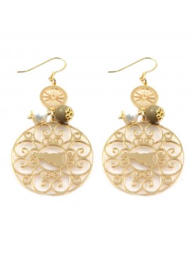 orecchini donna trinacria sicilia fichi d'india gioielli siciliani occ0106