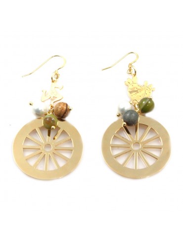 orecchini donna trinacria sicilia fichi d'india gioielli siciliani occ0113