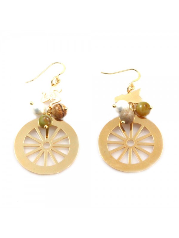 orecchini donna trinacria sicilia fichi d'india gioielli siciliani occ0114