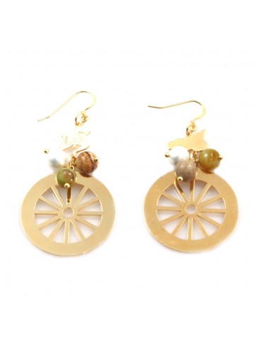 orecchini donna trinacria sicilia fichi d'india gioielli siciliani occ0114