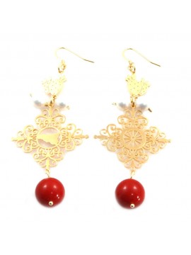 orecchini donna trinacria sicilia fichi d'india gioielli siciliani occ0118