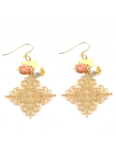 orecchini donna trinacria sicilia fichi d'india gioielli siciliani occ0121