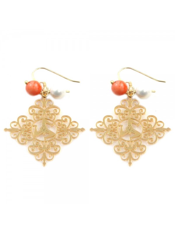 orecchini donna trinacria sicilia fichi d'india gioielli siciliani occ0124