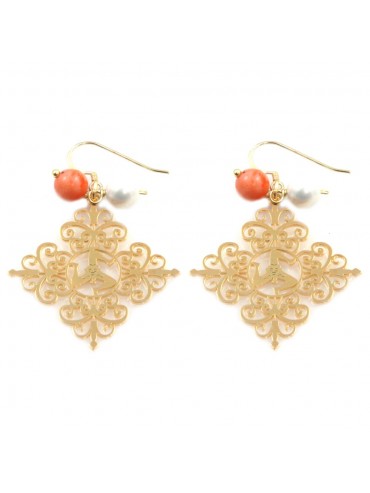 orecchini donna trinacria sicilia fichi d'india gioielli siciliani occ0124