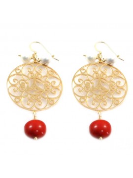 orecchini donna trinacria sicilia fichi d'india gioielli siciliani occ0125