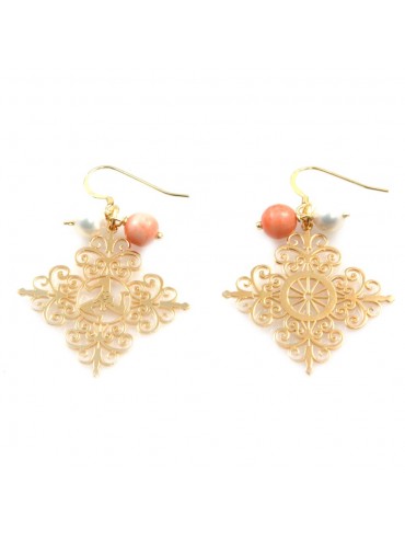 orecchini donna trinacria sicilia fichi d'india gioielli siciliani mm 80 mm 40 occ0126