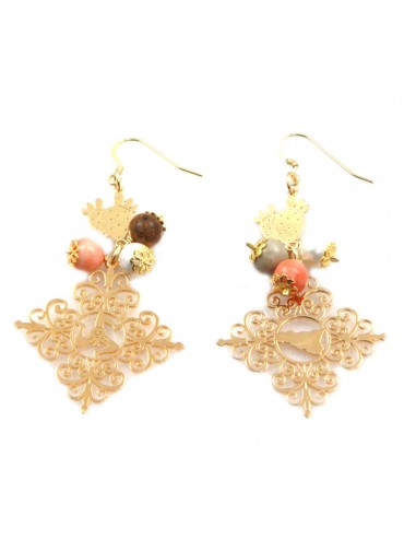 orecchini donna trinacria sicilia fichi d'india gioielli siciliani occ0134