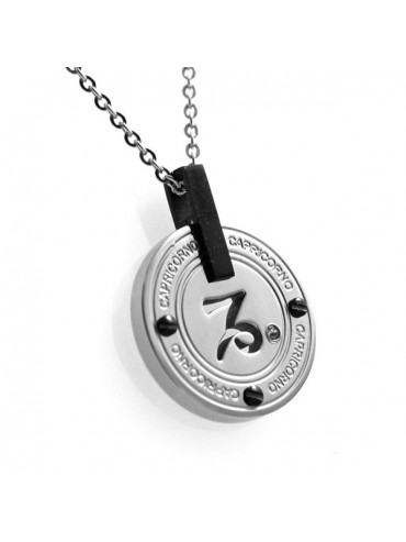 Collana con segno zodiacale capricorno