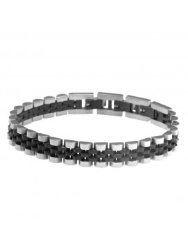Bracciale uomo maglia jubilee in acciaio - bcc0415