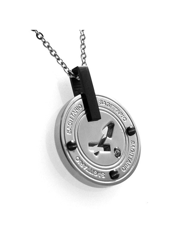 Collana con segno zodiacale sagittario