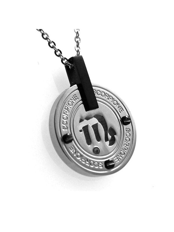 Collana con segno zodiacale scorpione